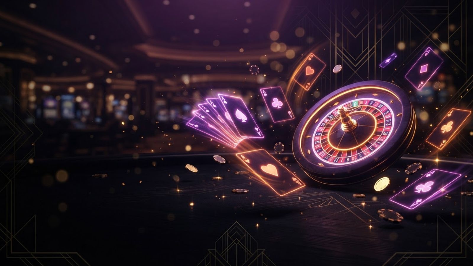 Casino en ligne interface sombre